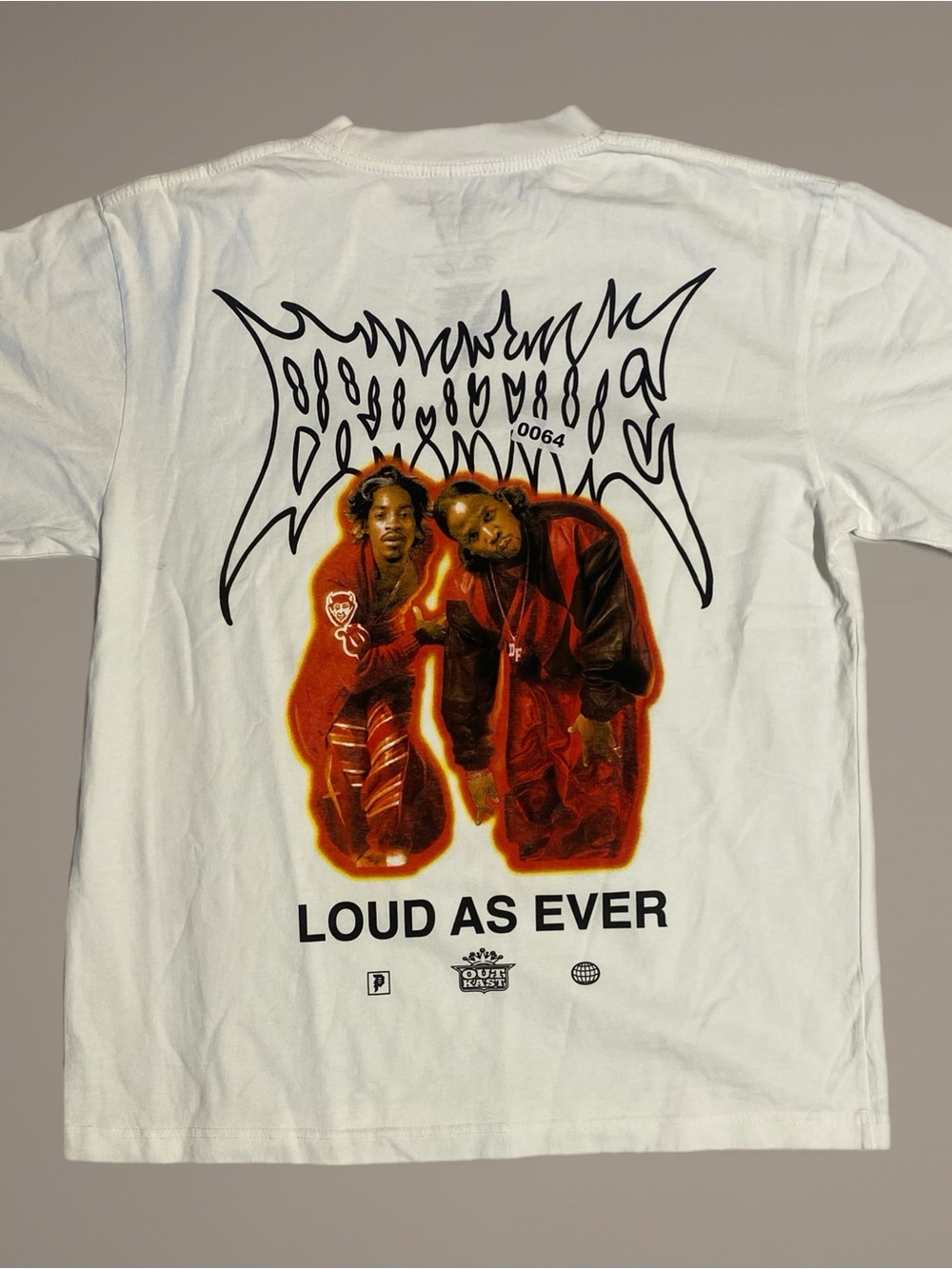 Primitive Loud As Ever ‘OutKast’ Graphic Tee - White with Red & Black Artwork